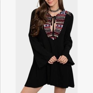 NWT Black tunic dress (Size Small)